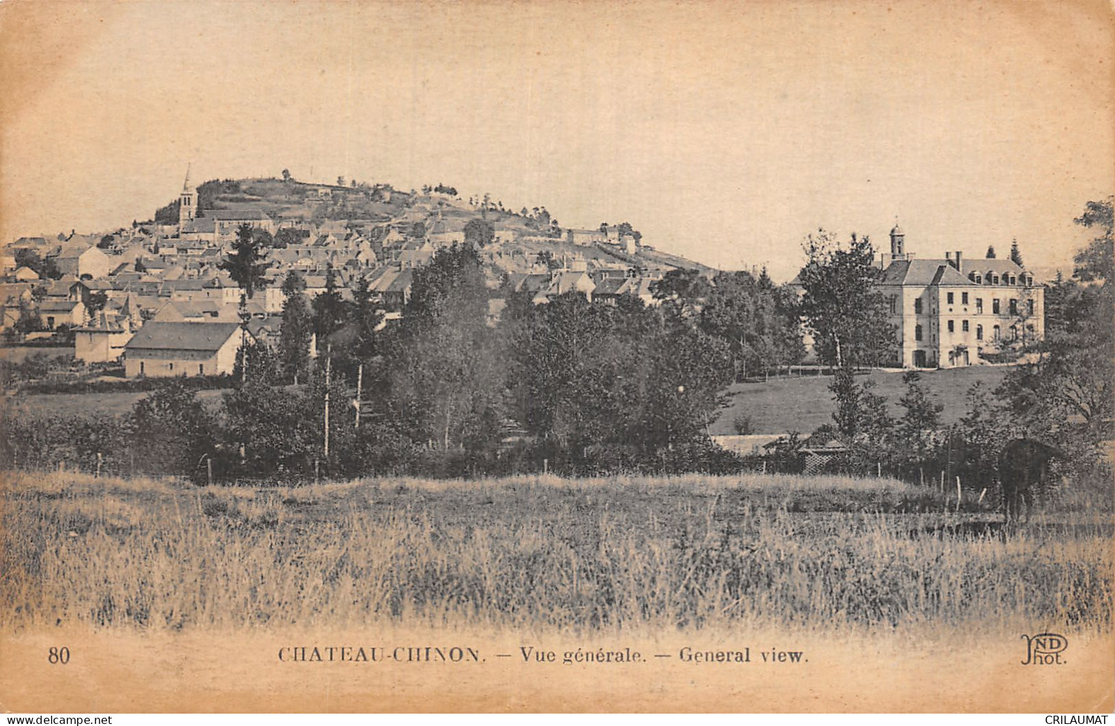 58-CHÂTEAU CHINON-N°5156-G/0225 - Other & Unclassified