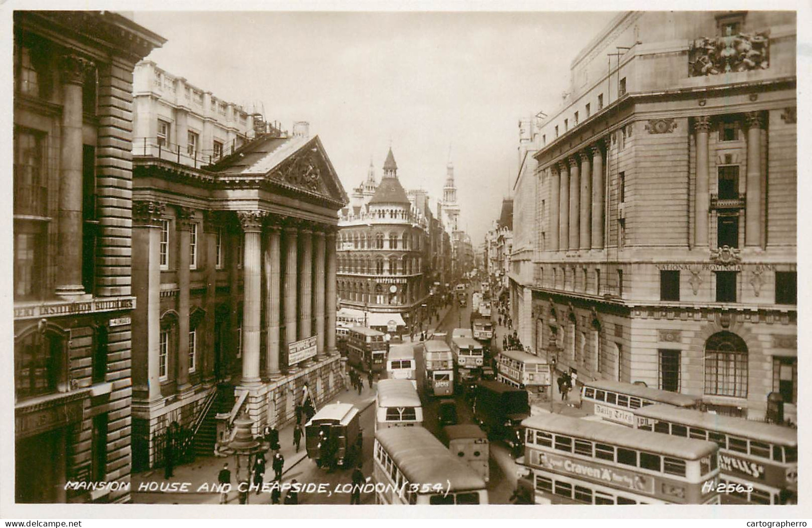London Mansion House And Cheapside 1947 - Andere & Zonder Classificatie