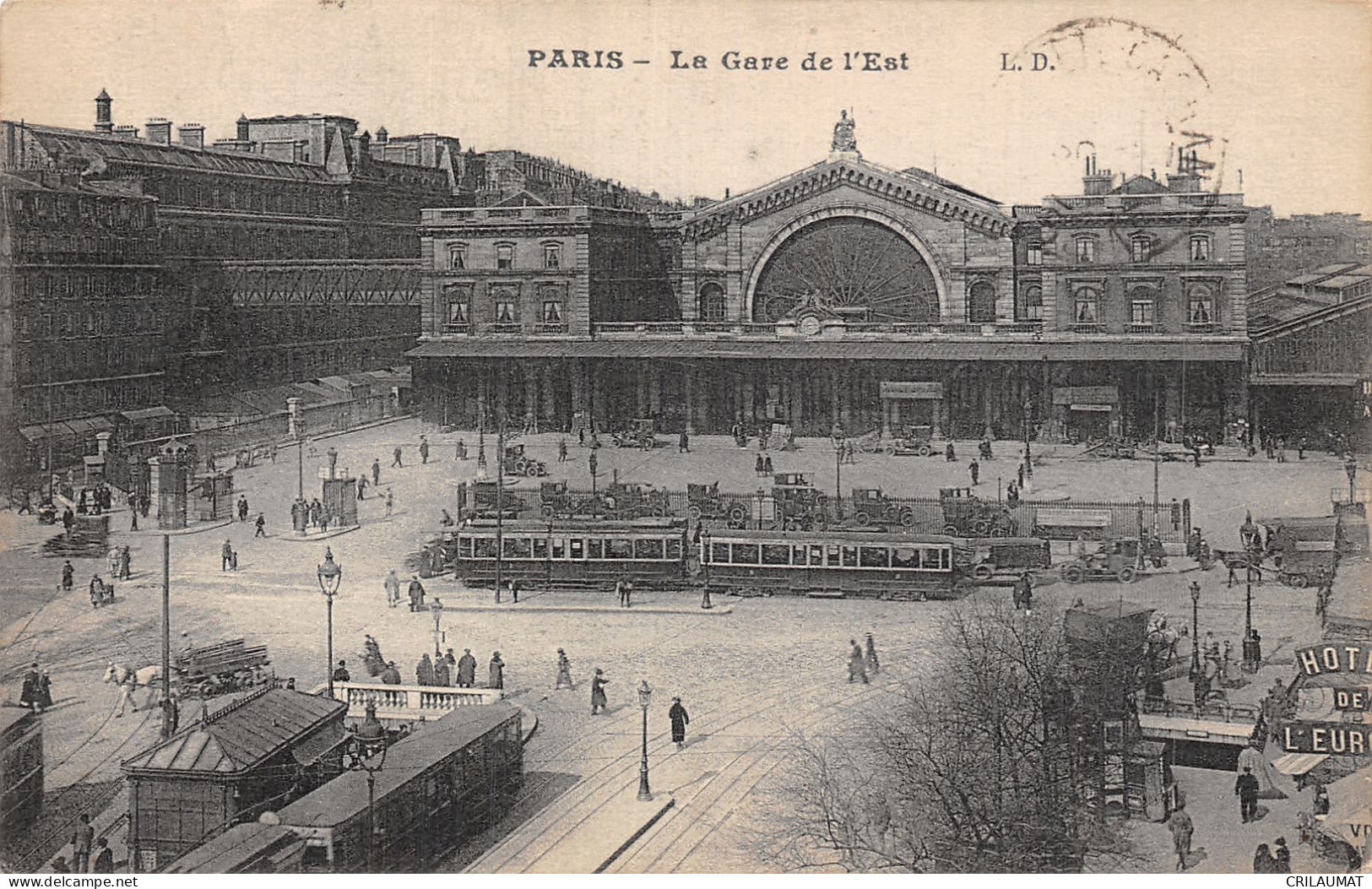 18567-PARIS LA GARE DE L EST-N°5156-F/0107 - Sonstige & Ohne Zuordnung