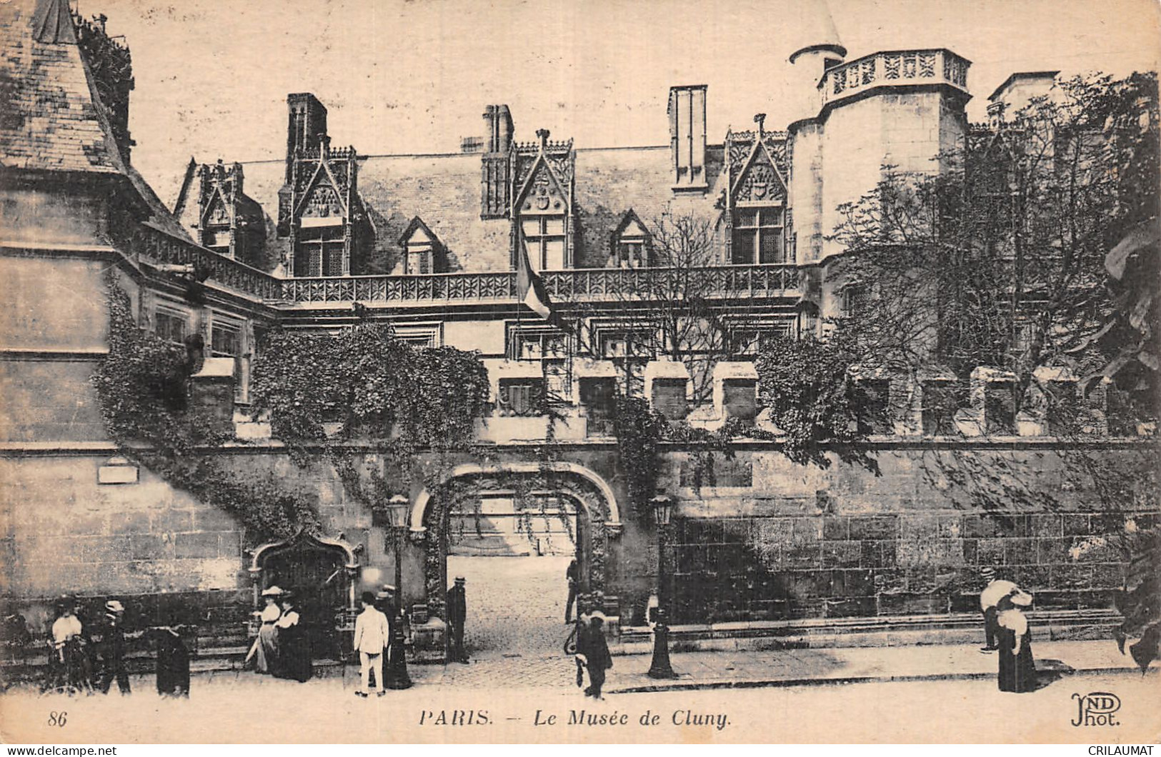 75-PARIS MUSEE DE CLUNY-N°5156-F/0081 - Musées