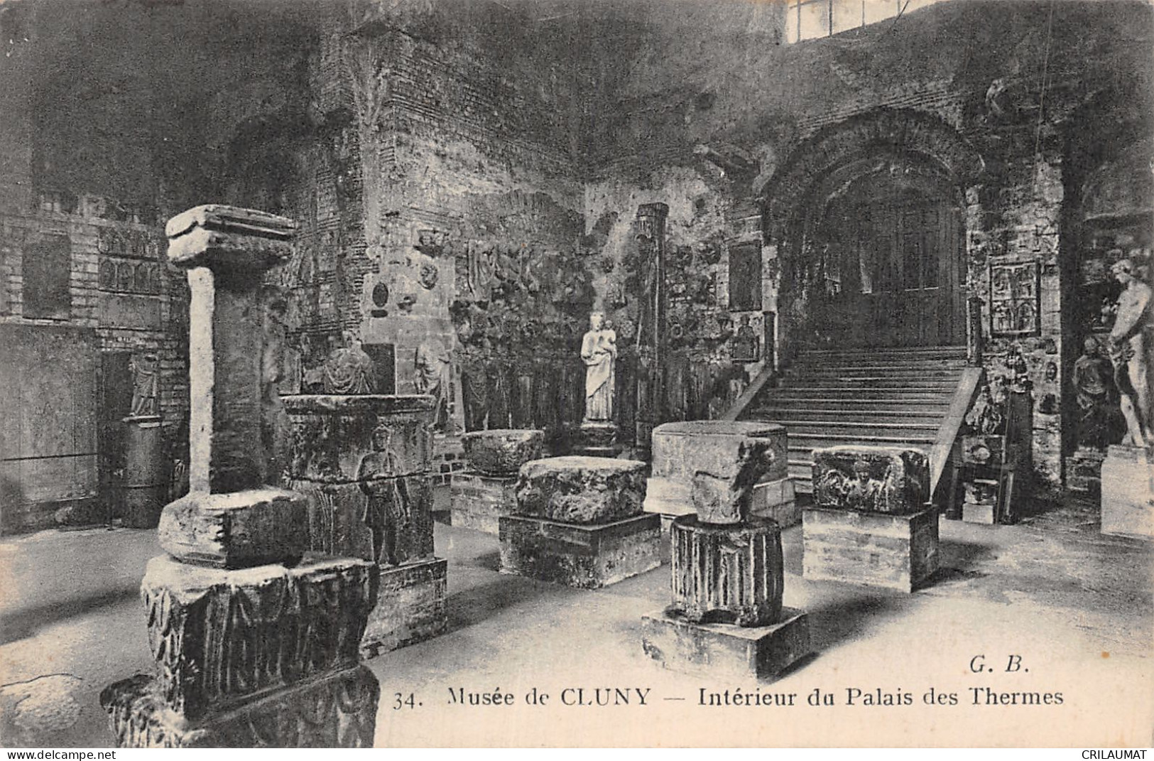75-PARIS MUSEE DE CLUNY PALAIS DES THERMES-N°5156-F/0029 - Museen