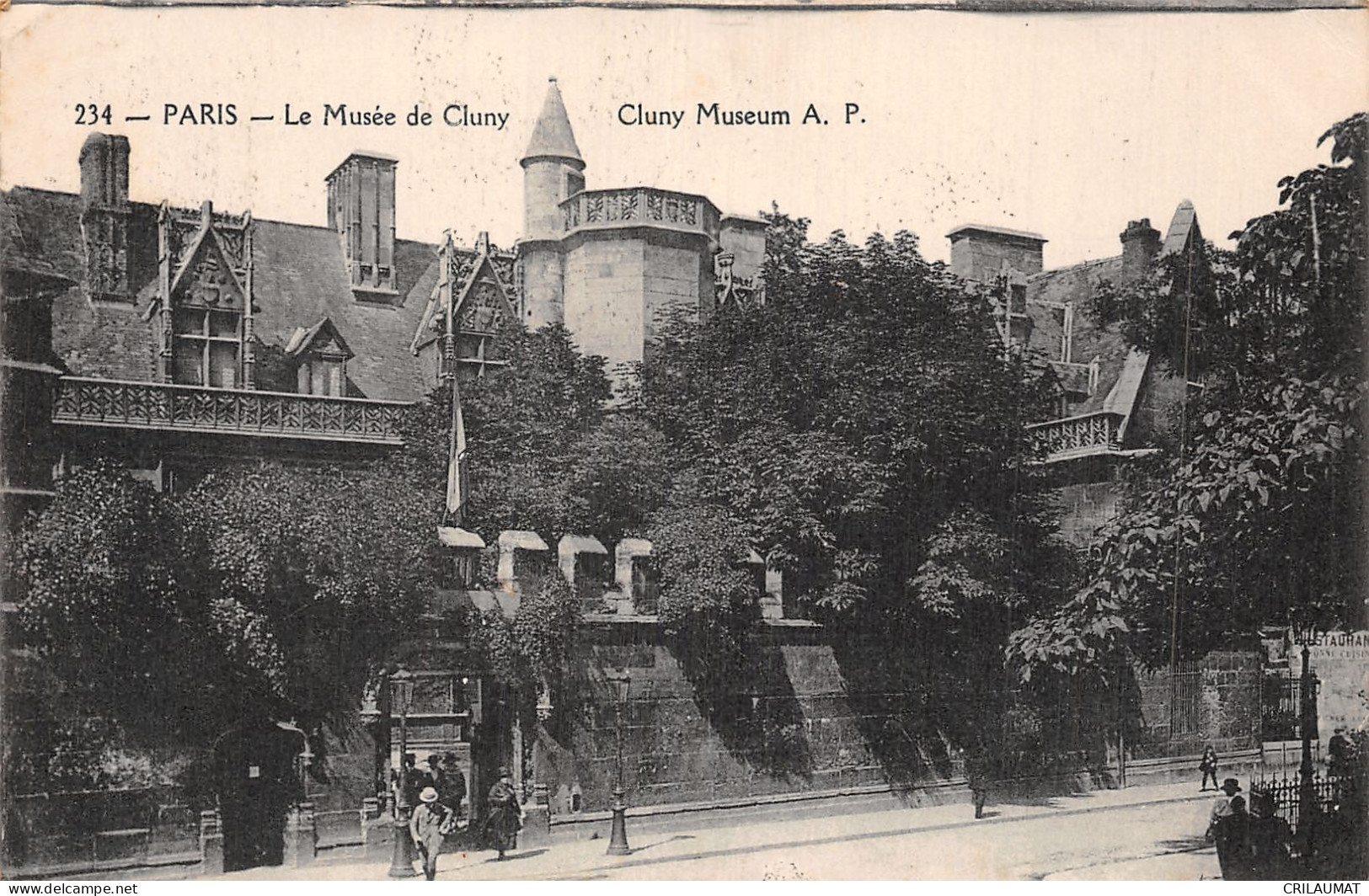 75-PARIS MUSEE DE CLUNY-N°5156-H/0377 - Musées