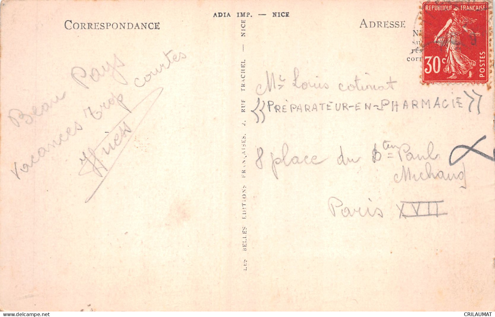 20-CORSE BASTIA-N°5156-H/0193 - Other & Unclassified