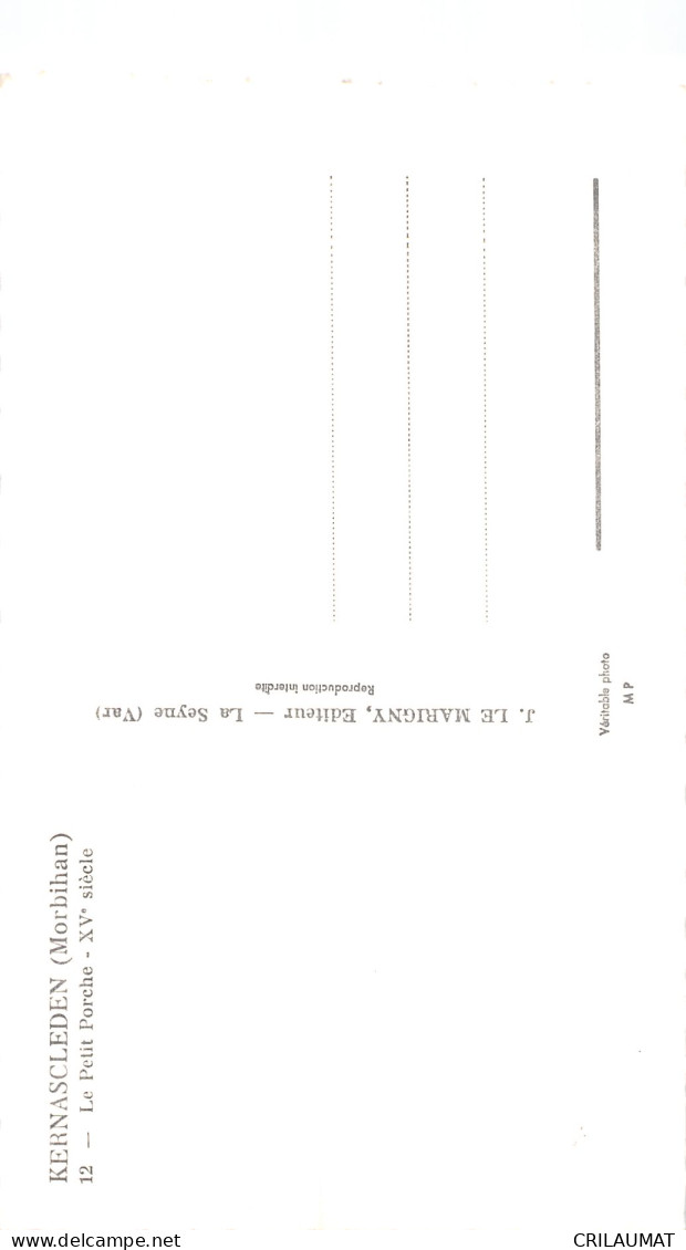 56-KERNASCLEDEN-N°5156-H/0169 - Other & Unclassified