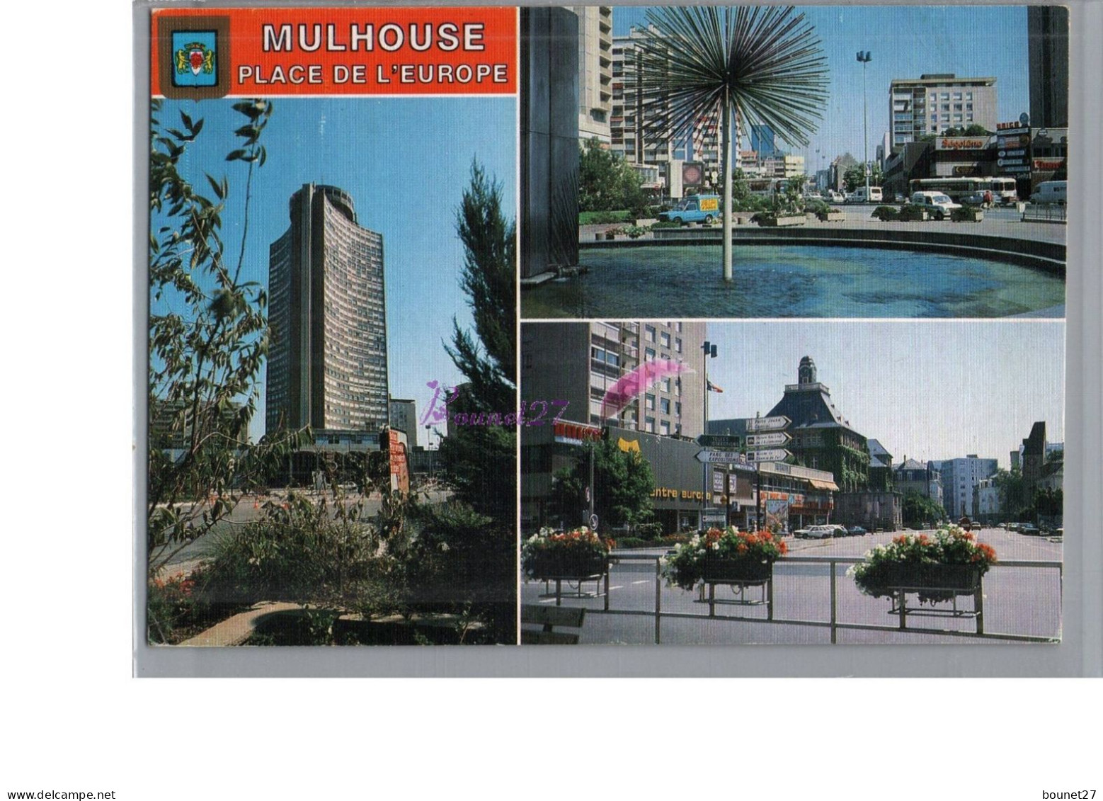 MULHOUSE 68 - La Place De L'Europe 1987 - Mulhouse