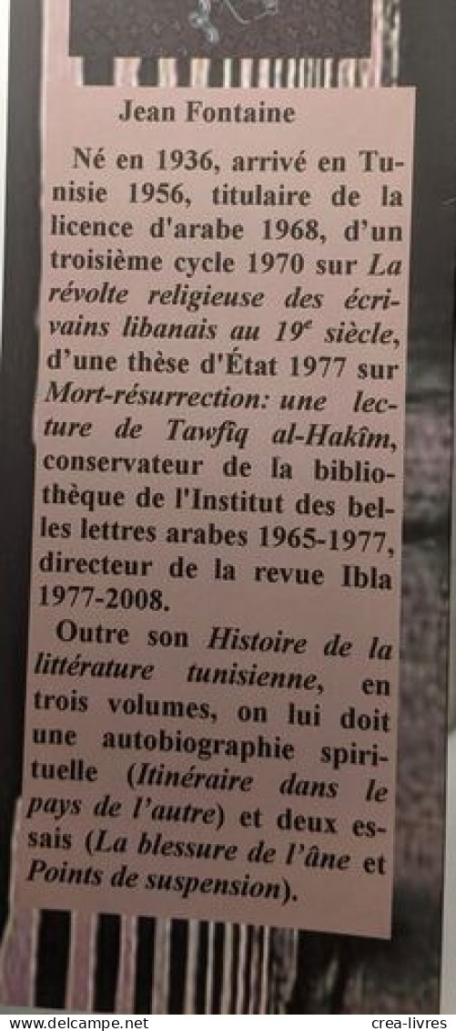 Bréviaire Des Prisonniers étrangers En Tunisie - Biografie