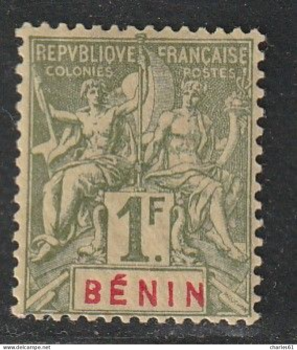 BENIN - N°45 * (1894) 1fr Olive - Ungebraucht