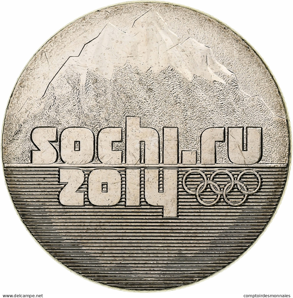 Russie, 25 Roubles, 2014 Winter Olympics, Sochi, 2011, Saint-Pétersbourg - Russie