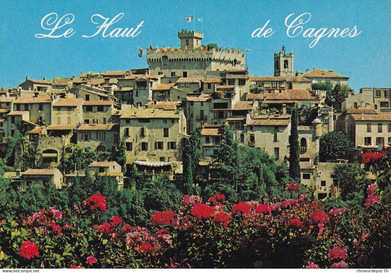 LE HAUT DE CAGNES 06 Alpes Maritimes Le Château Et Le Vieux Village - Cagnes-sur-Mer