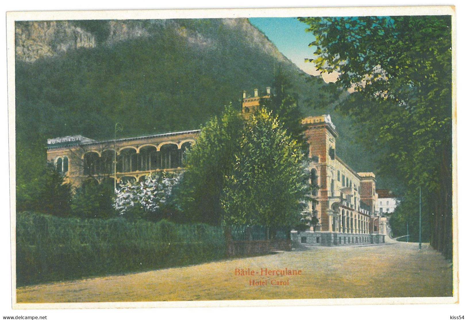 RO 47 - 25082 Baile HERCULANE, Carol Hotel, Romania - Old Postcard - Unused - Roumanie