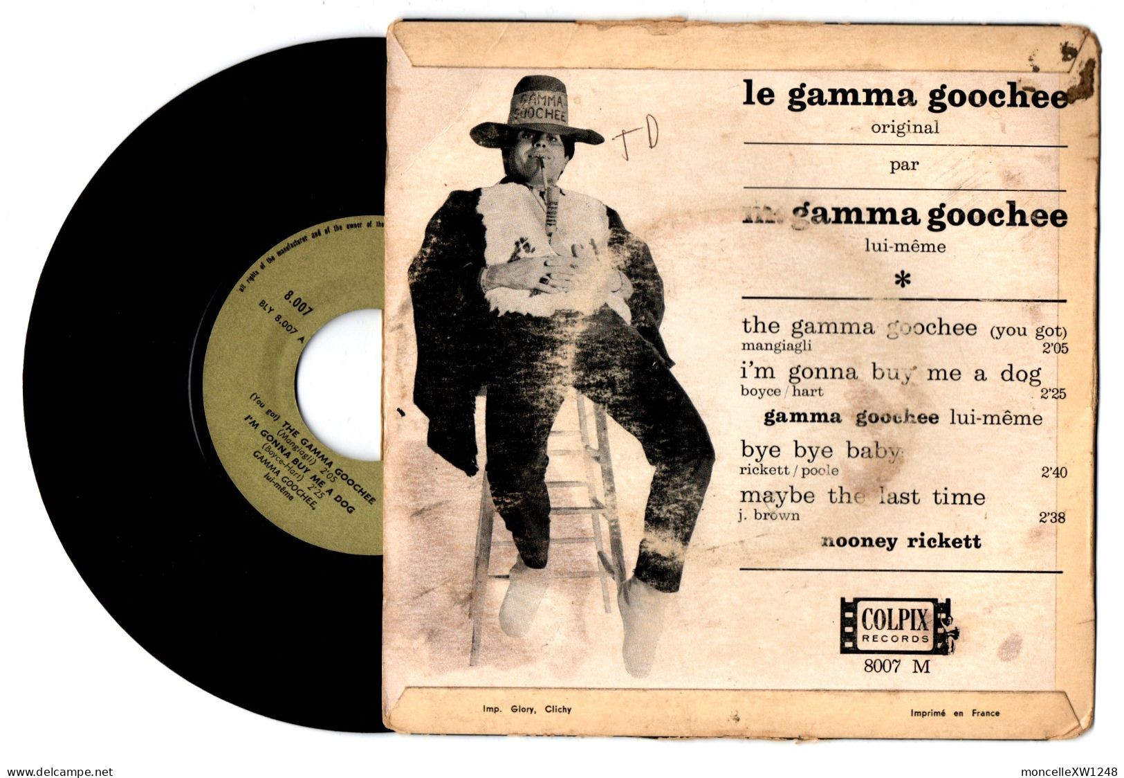 Le Gamma Goochee - 45 T EP The Gamma Goochee (1965) - 45 Rpm - Maxi-Singles