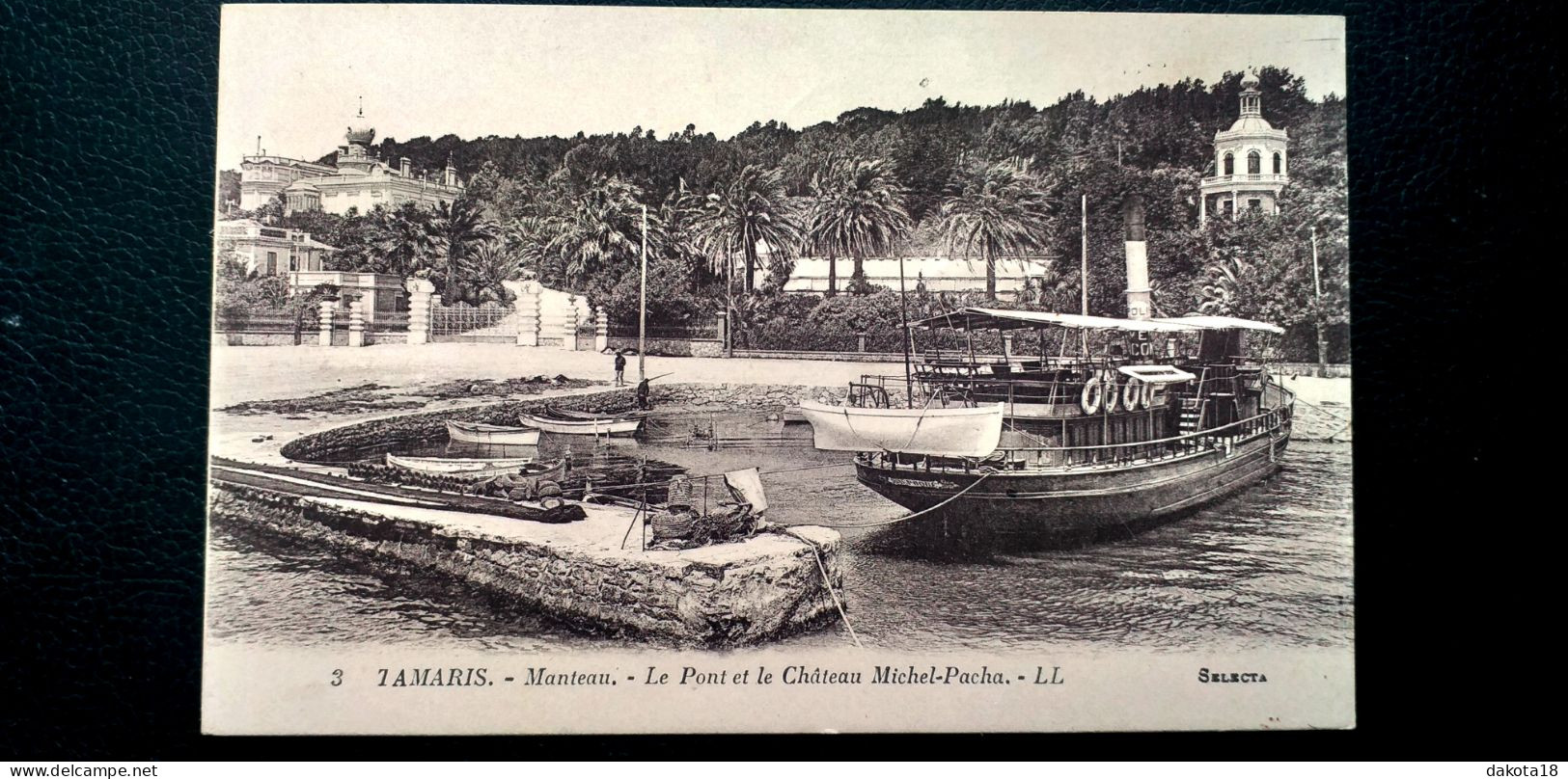83 , Tamaris , Manteau , Le Pont Et Ses Yachts à Quai En 1928 - Tamaris