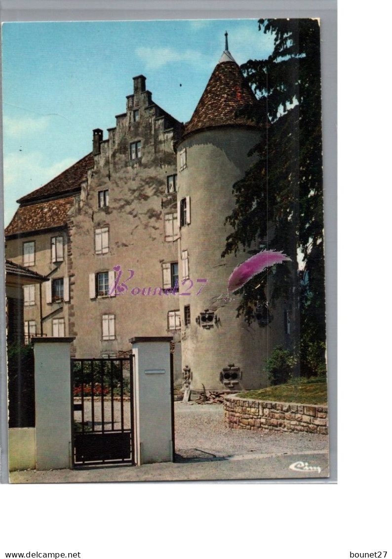 SOULTZMATT 68 - Sur La Route Du Vin Le Château Wagenbourg Carte Vierge - Soultz