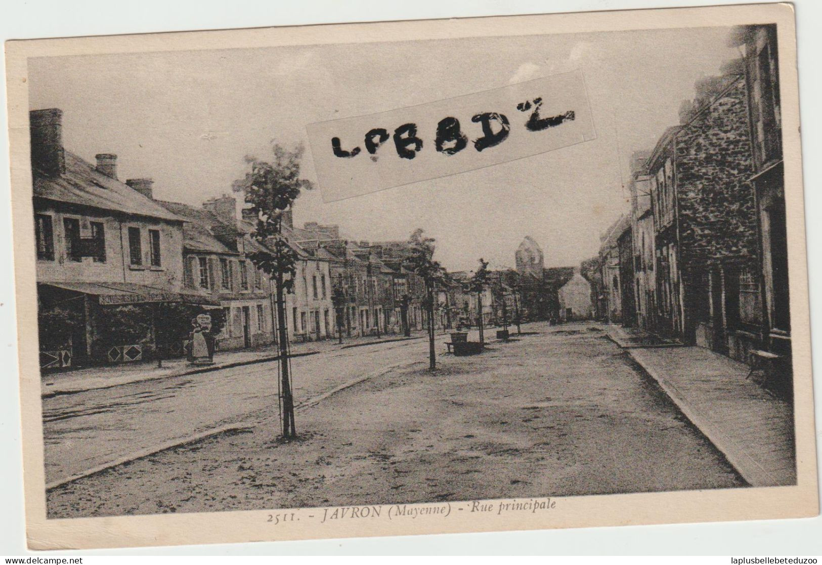 CPA - 53 - JAVRON - Rue Principale - Vers 1920 - Other & Unclassified