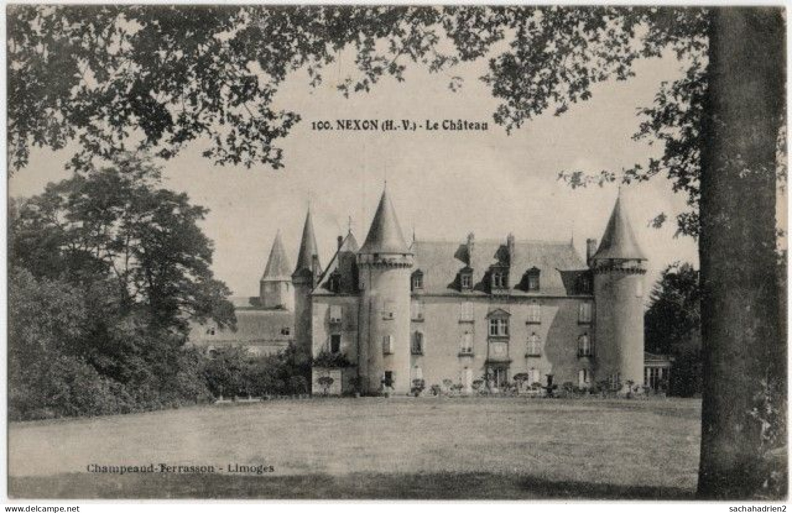 87. NEXON. Le Château. 100 - Autres & Non Classés