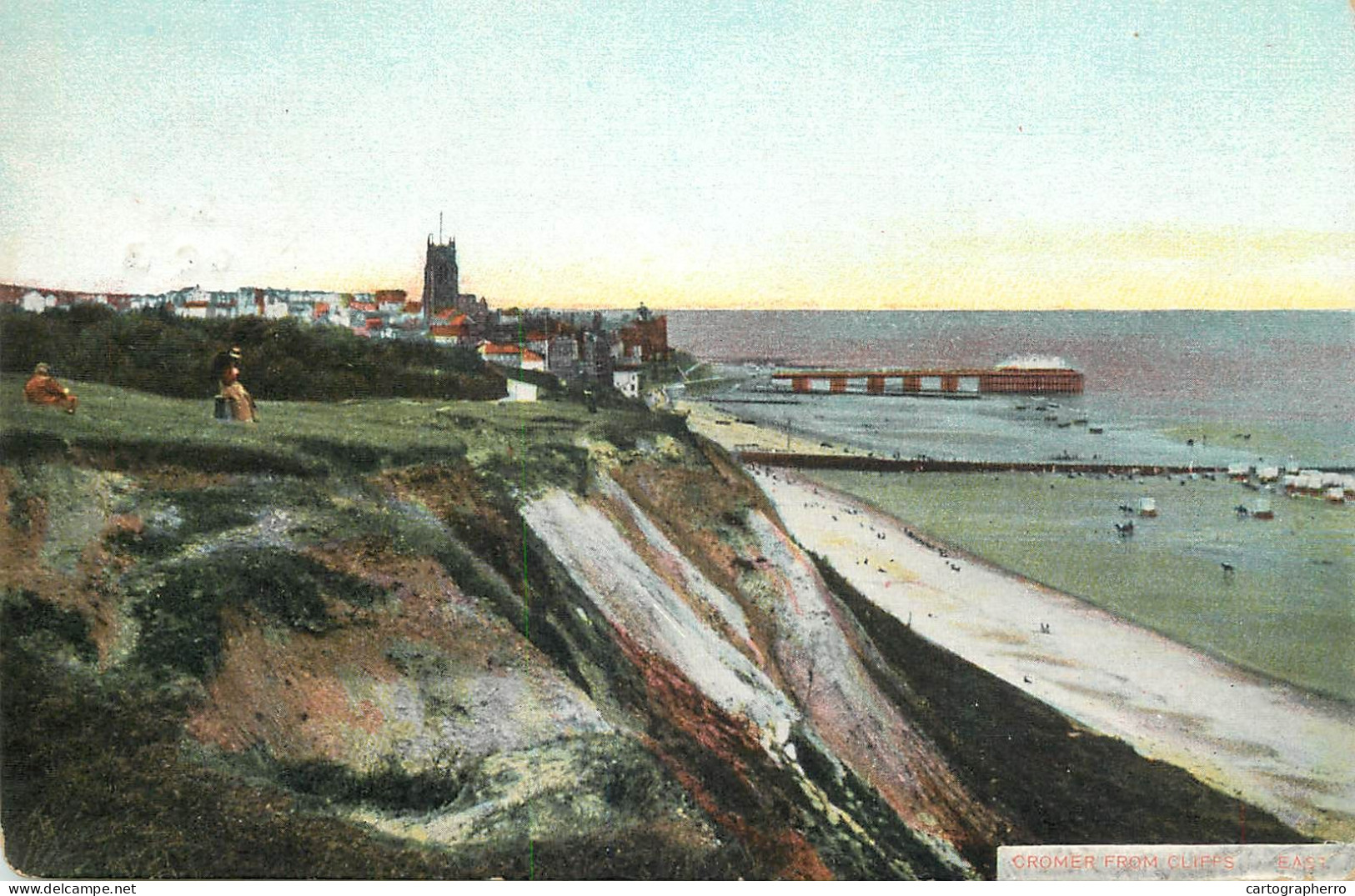 England Cromer Norfolk Cliffs And Beach - Andere & Zonder Classificatie