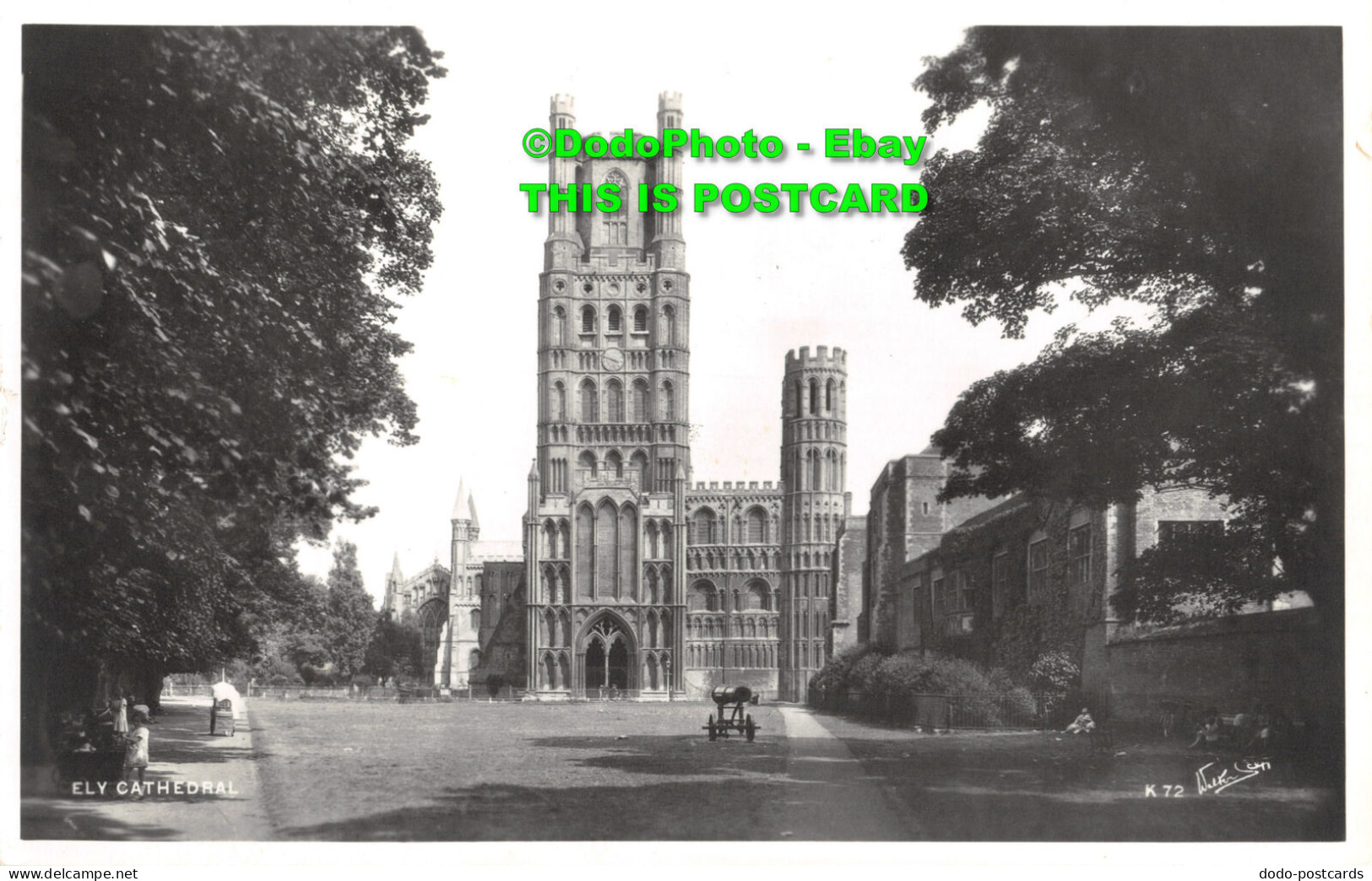 R453892 Ely Cathedral. K 72. Walter Scott. RP - Welt
