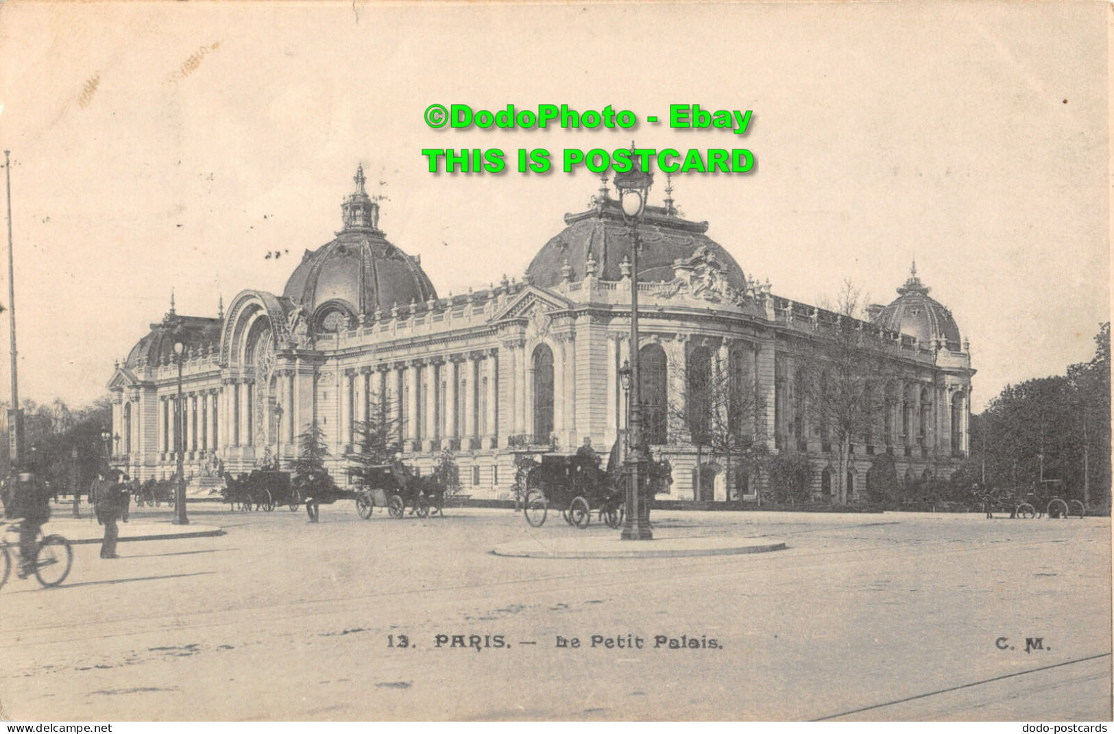 R453894 Paris. 13. Be Petit Palais. C. M. Carte Postale. 1904 - Welt