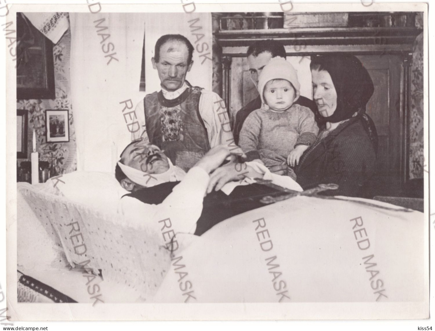 RO 47 - 19111 ZARNESTI, Brasov, Inmormantare ( 21/16 Cm ) - Old Press Photo - 1939 - Personnes Anonymes