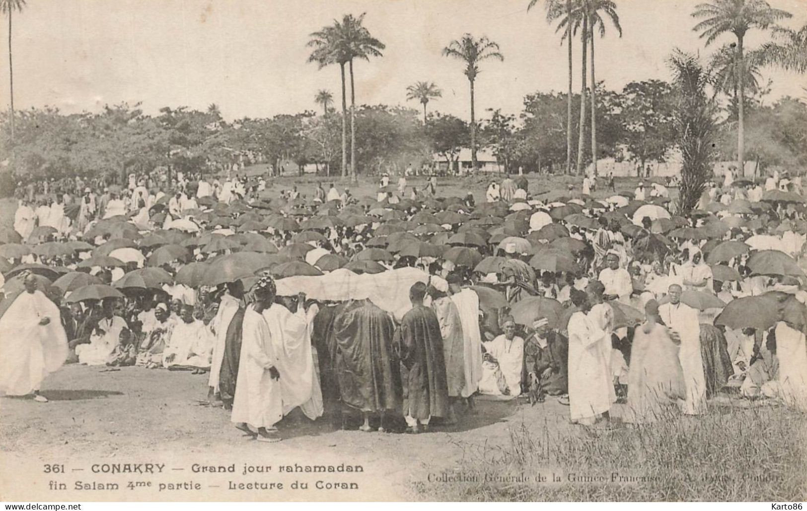 Conakry , Guinée Française * Grand Jour Rahamadan , Fin Salam 4ème Partie , Lecture Du Coran * éthnique Ethno Ethnic - Guinea Francese