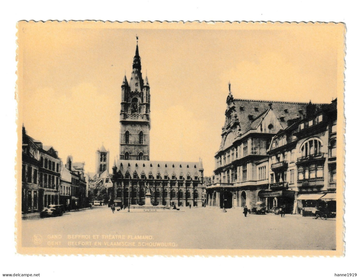 Gent Belfort En Vlaamse Schouwburg Gand Htje - Gent