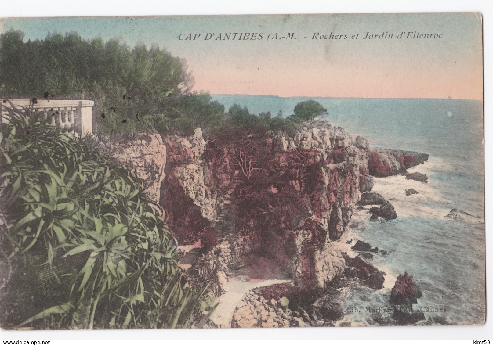 Cap D'Antibes - Rochers Et Jardin D'Eilenroc - Cap D'Antibes - La Garoupe