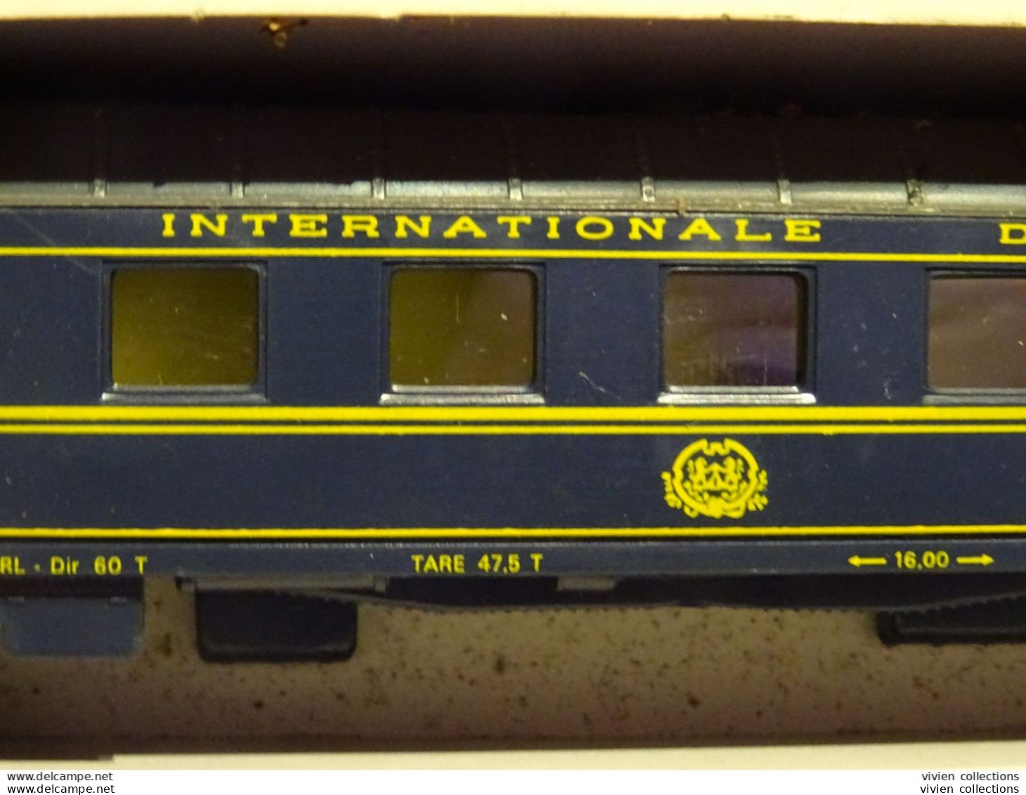Train électrique échelle HO 2 wagons compagnie internationale des wagons lits Jouef ref 5600 / 5620 en boites d'origines