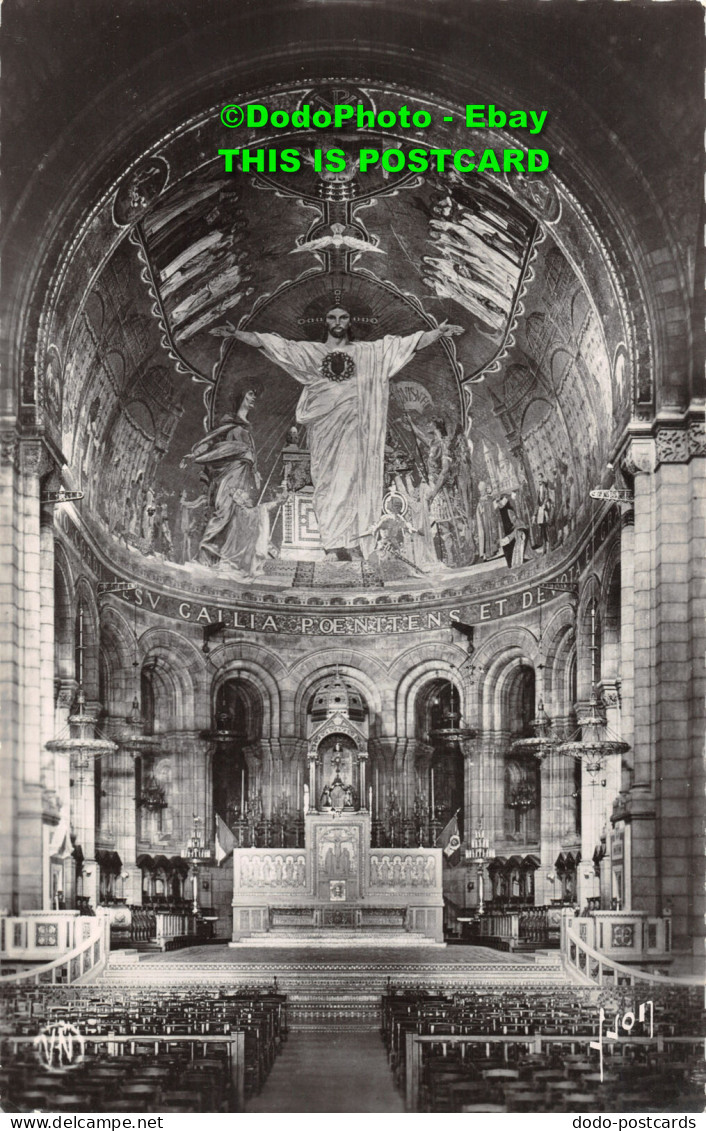 R454004 Basilique Du Sacre Coeur. Le Choeur Et La Mosaique. Yvon. RP - Monde