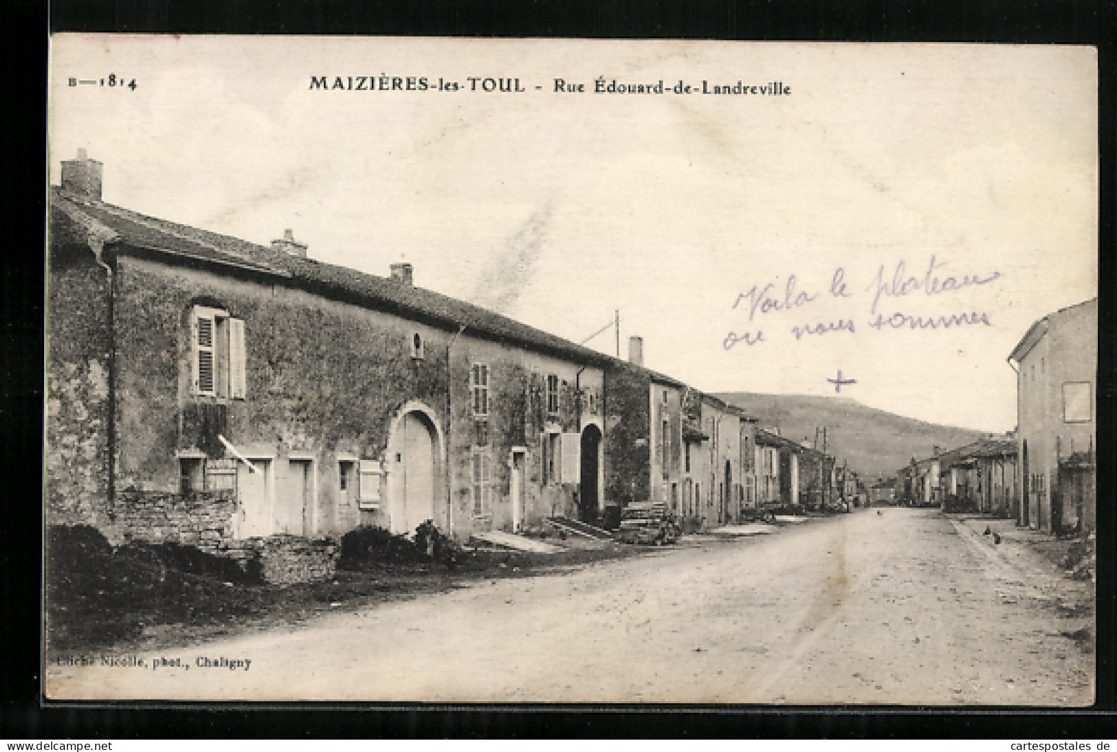 CPA Maizières-les-Toul, Rue Édouard-de-Landreville  - Toul