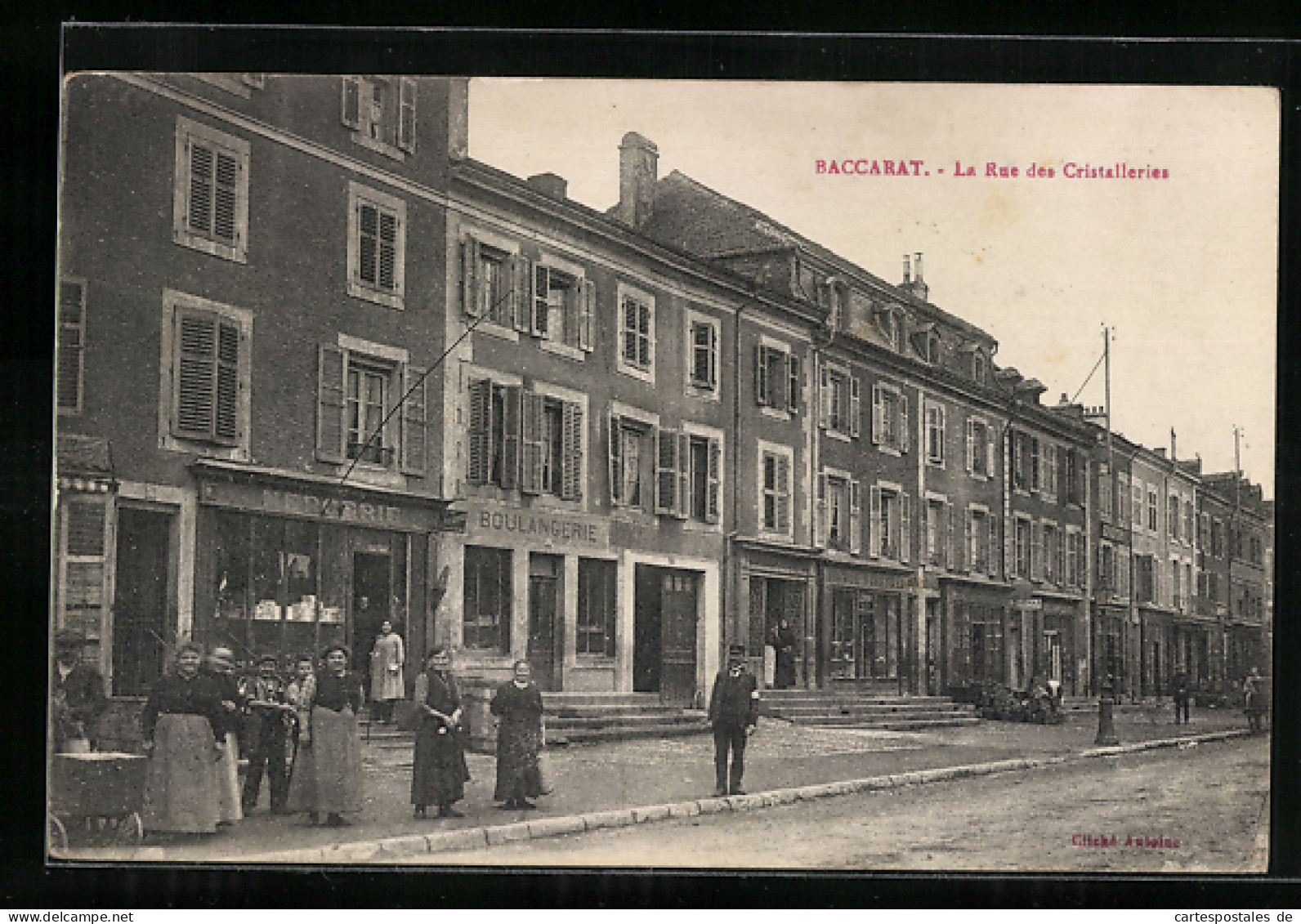 CPA Baccarat, Le Rue Des Cristalleries  - Baccarat