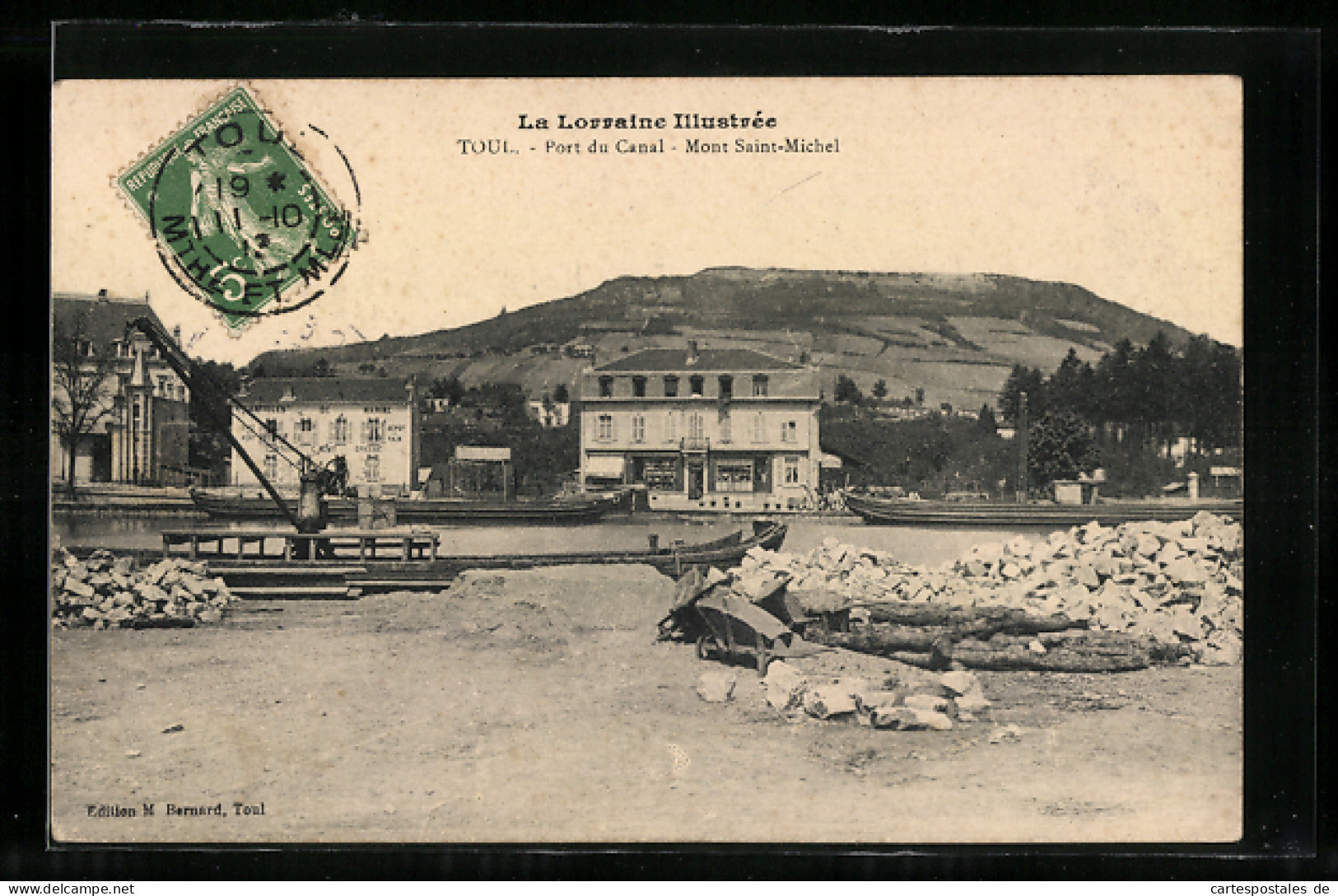 CPA Toul, La Lorraine Illustrée, Port Du Canal, Mont Saint-Michel  - Toul