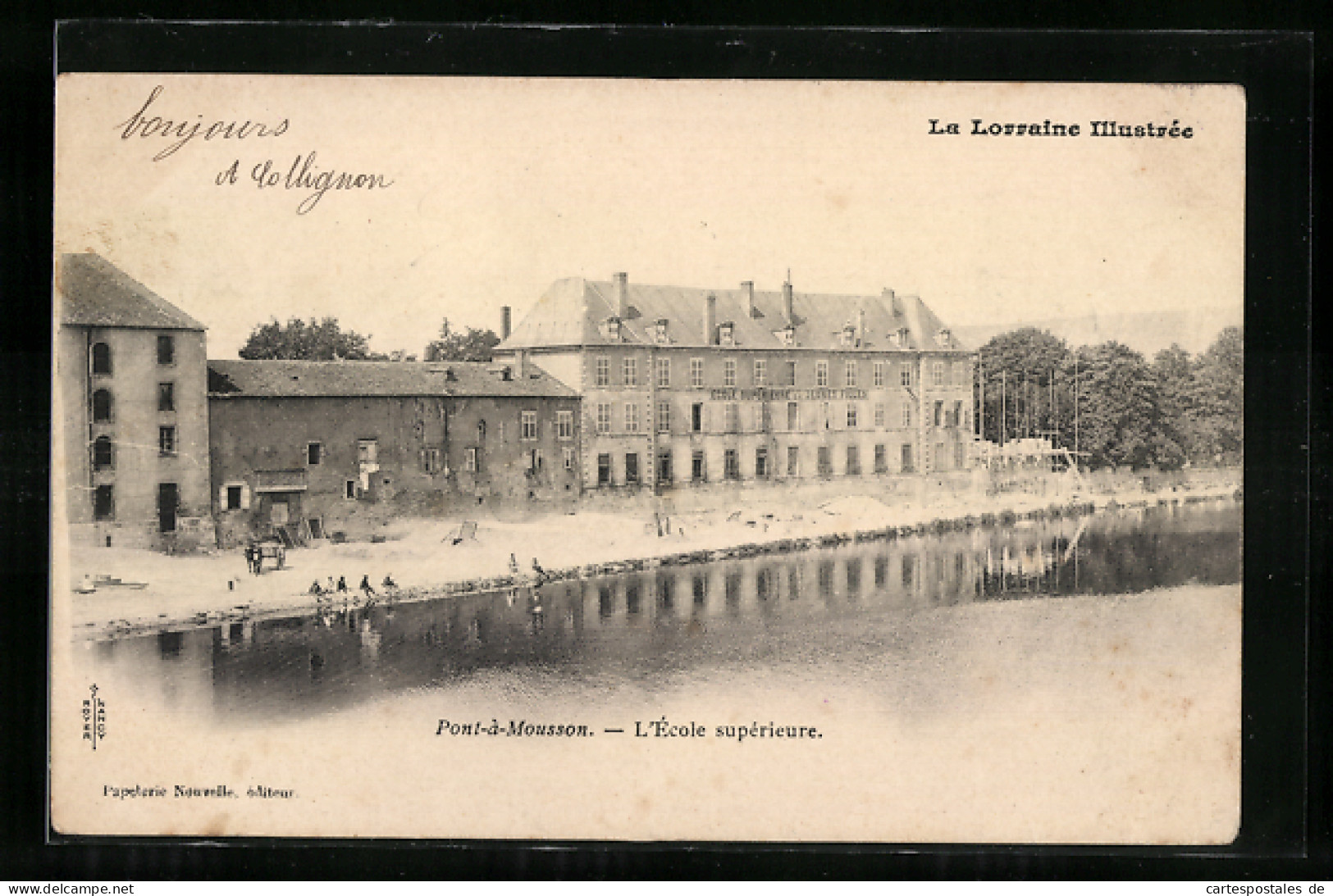 CPA Pont-à Mousson, L`École Supérieure  - Pont A Mousson