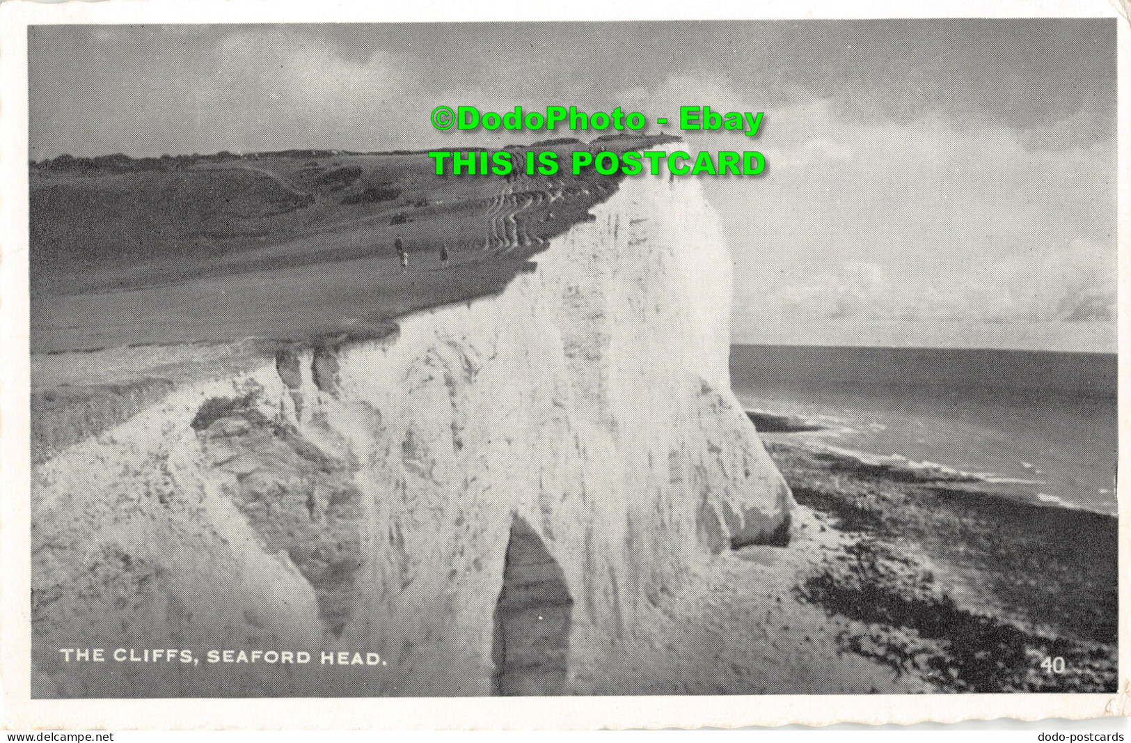 R454046 Seaford Head. The Cliffs. Postcard - Monde