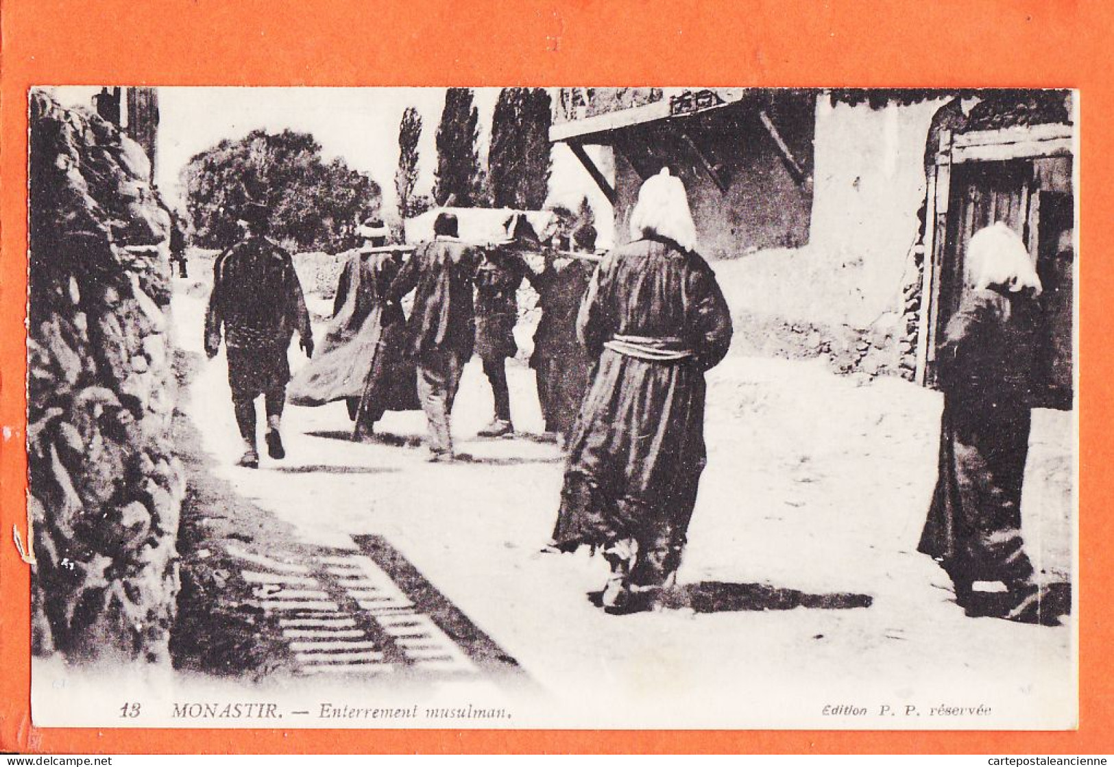 06477 / MONASTIR Macédoine Bitola Битола Μοναστήρι Enterrement Musulman 1915s Edition LEVY P.P 13 - Macédoine Du Nord
