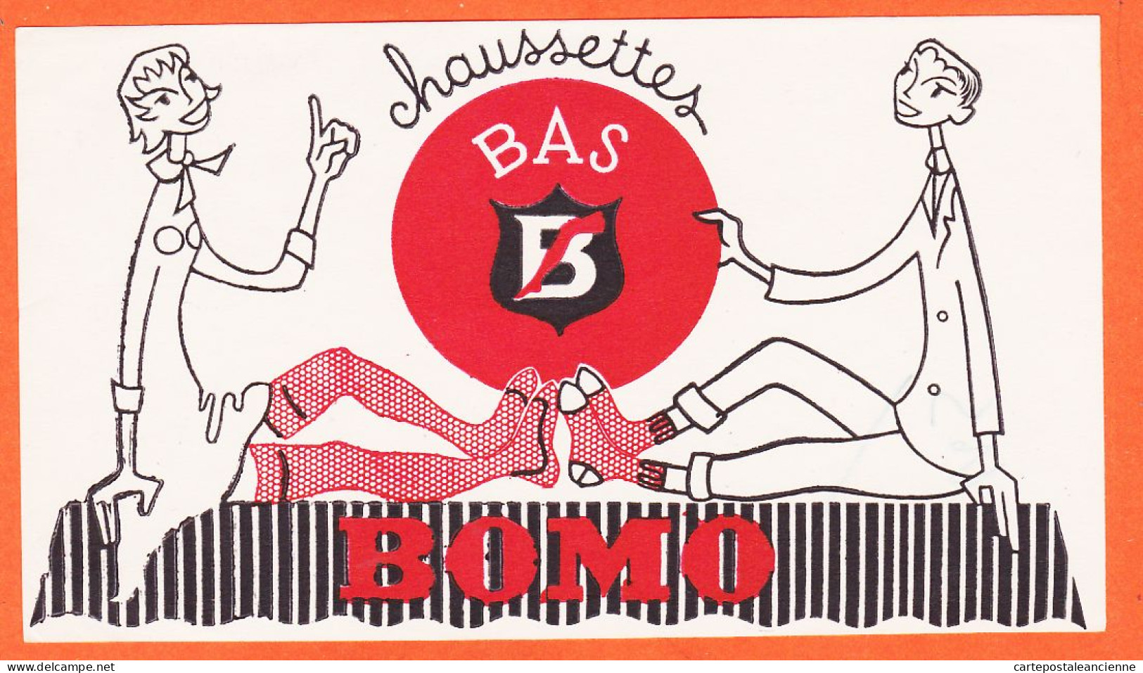06193 / BOMO Chaussettes Bas  Buvard-Blotter - Textile & Vestimentaire