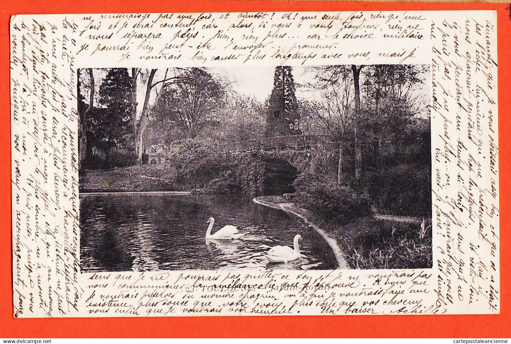 06265 / ⭐ ◉ Lisez 13 Juin 1911 Désespoir Déchirement Normalien Achille BAUX à Marie SERRES TOULOUSE Jardin ROYAL  - Toulouse