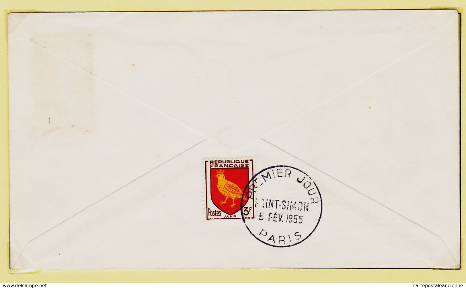 06022 / Rare F.D.C N°145 Louis De ROUVROY Duc ST SAINT-SIMON 1675-1755 PARIS 5-02-1955 à PICHARD Alfortville FDC - 1950-1959