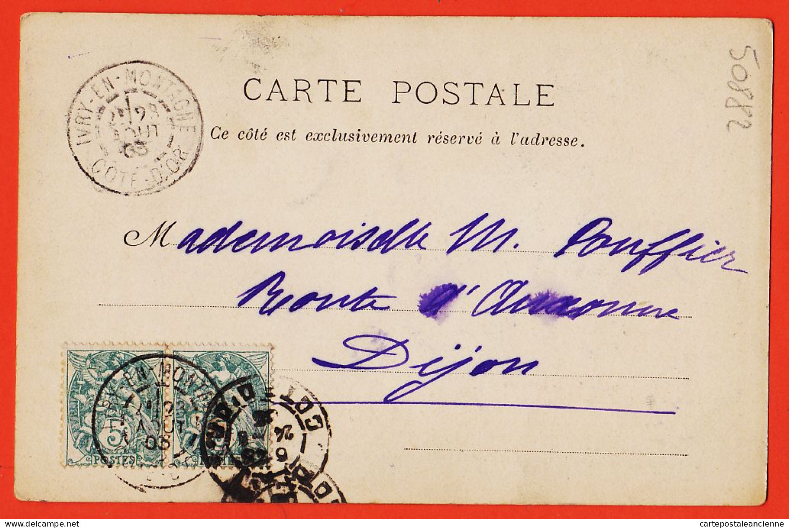 06302 / Métier Série La Femme AVOCAT Poupée N°14 Cliché MORINET Imp. ROYER 1903 à POUFFIER Route Auxonne Dijon  - Other & Unclassified