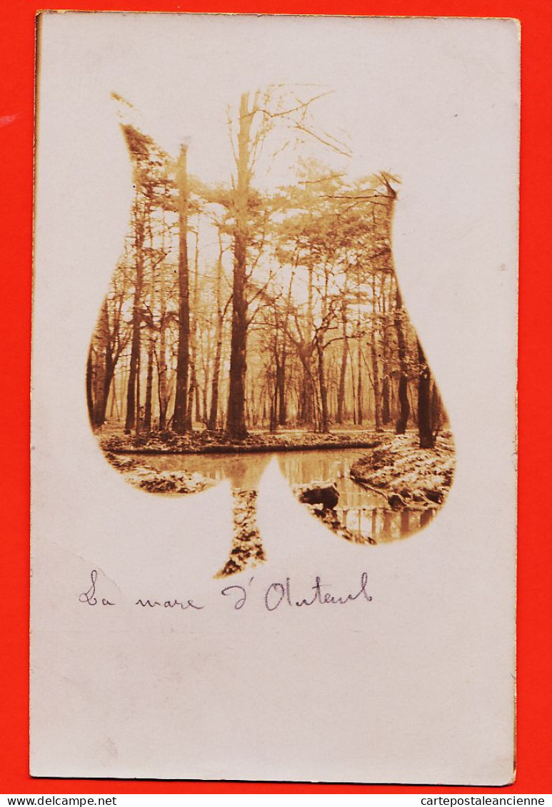 06050 / ♥️ ⭐ ◉ Carte-Photo 1890s 92-BOULOGNE-BILLANCOURT La Mare AUTEUIL Bois De..  - Boulogne Billancourt