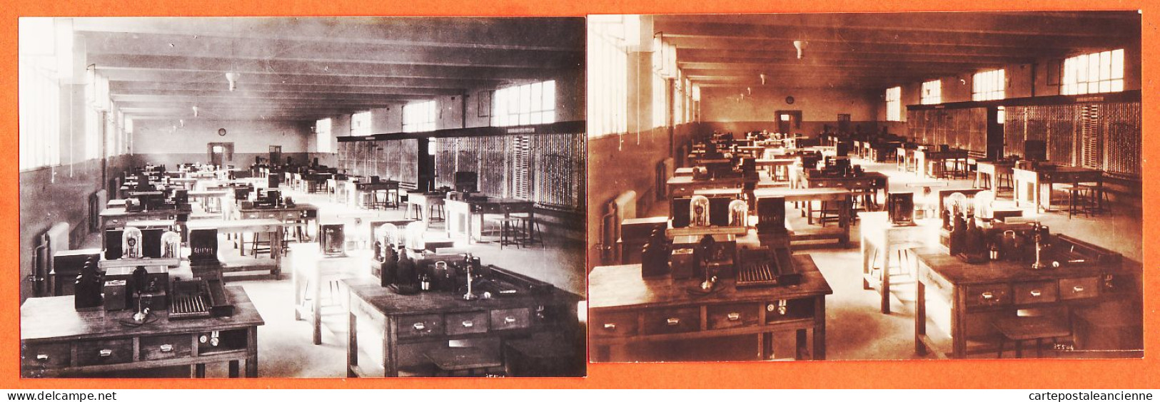 06043 / ♥️ ⭐ ◉ Rare CPA + LA Photo 92-MALAKOFF Salle Travaux Pratiques Mesures Electriques Ecole SUP ELECTRICITE 1930s  - Malakoff