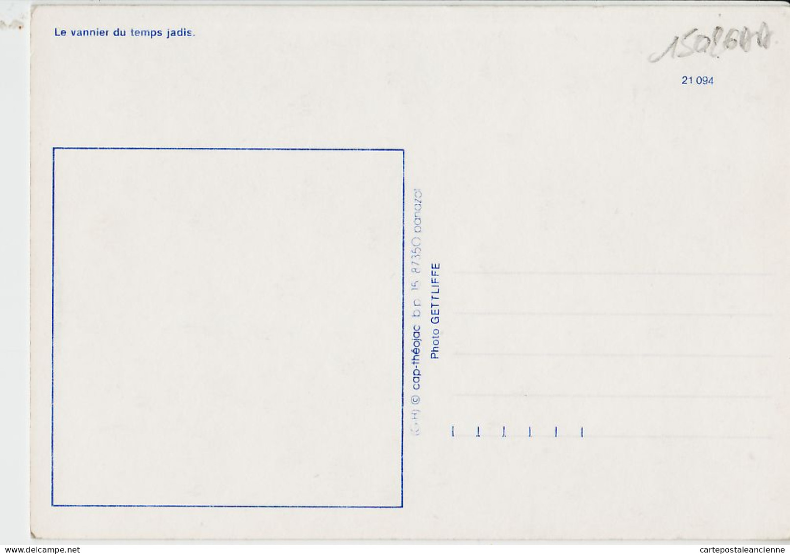 06285 / Midi Pyrenees Photo GETTLIFFE Le VANNIER Du TEMPS JADIS Artisanat Metier CPM 1980s CAP THEOJAC Cpagr - Kunsthandwerk