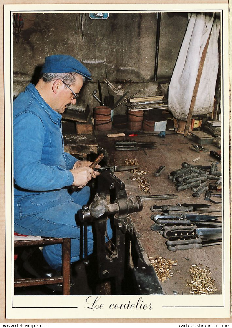 06273 / Nievre Coutellerie MONTAGE MANCHE COUTEAUX Photo MONESTIER  Ed. Nivernaises COSNE COURS Sur LOIRE N°33 - Kunsthandwerk