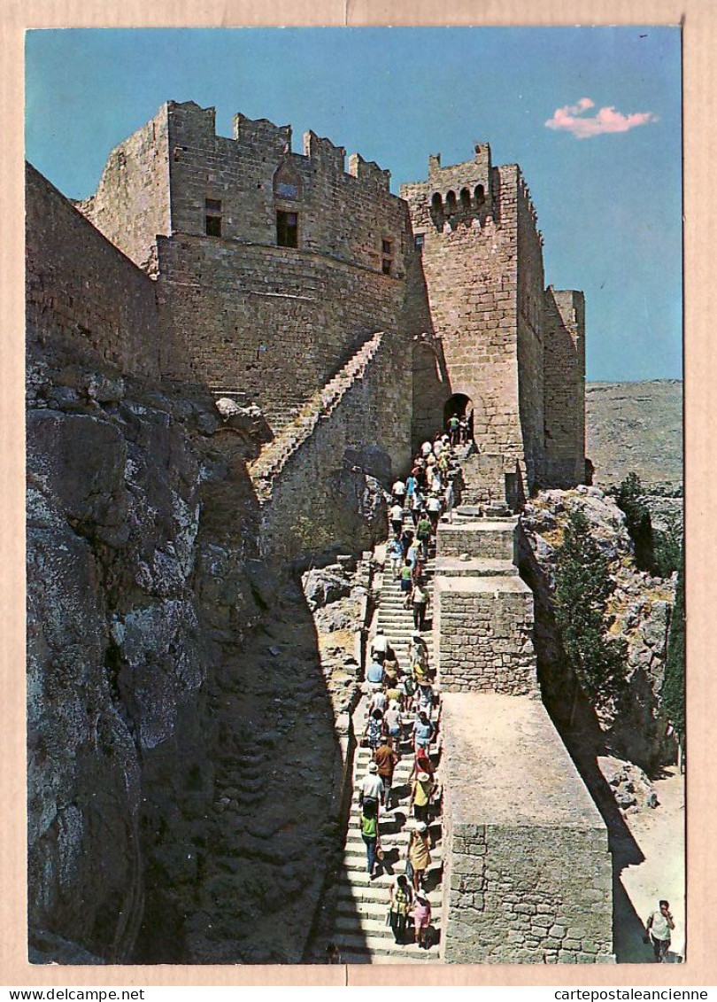 06364 / Lisez: Détail Croisière 19-08-1980 RHODES RHODOS Entrée Acropole Lindos Akropolis Grèce Griechenland Greece - Grèce