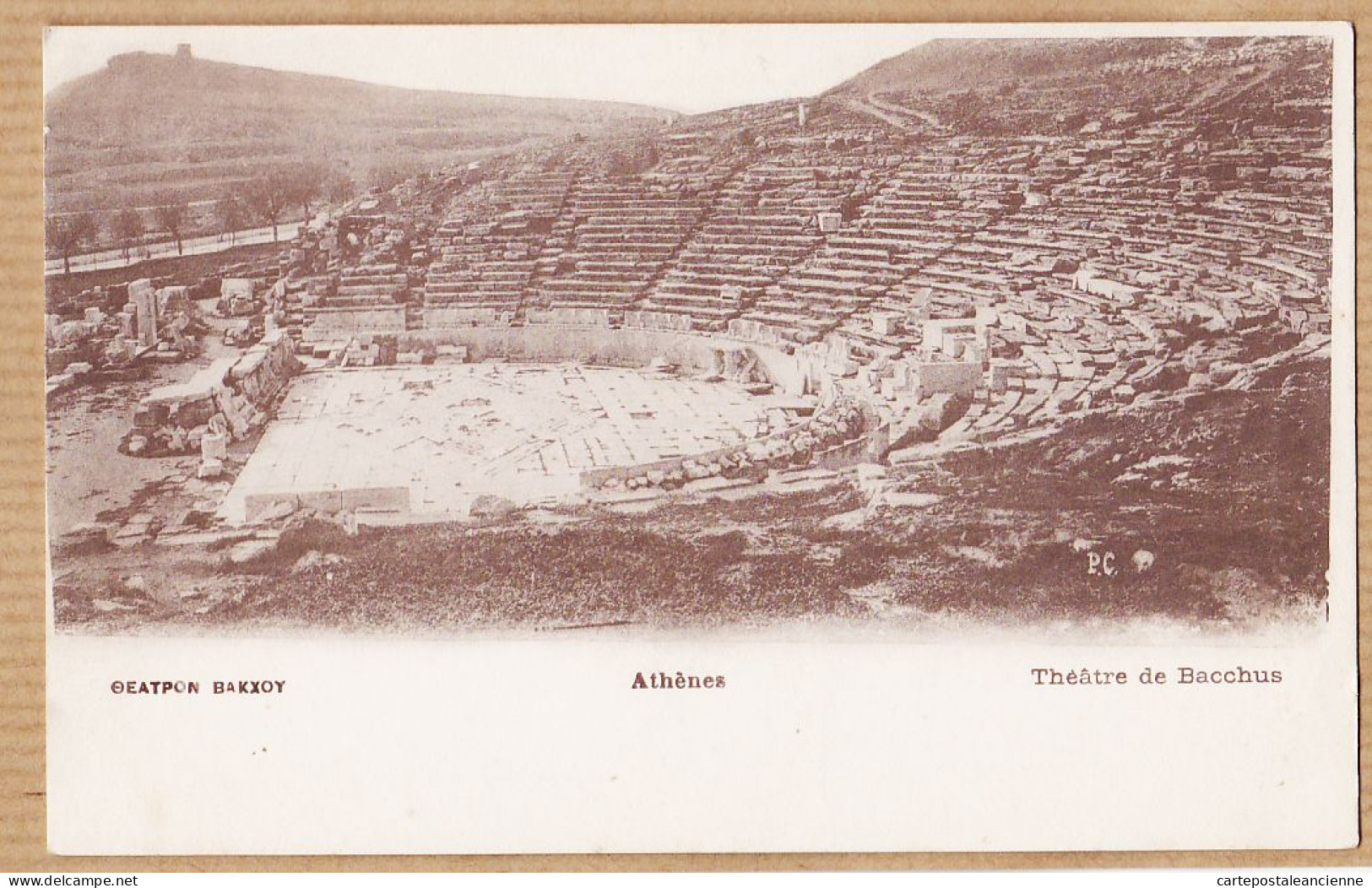 06422 / ATHENES Grèce Théatre De BACCHUS 1910s Edition Grecque PALLIS COTZIAS 72 - Grèce