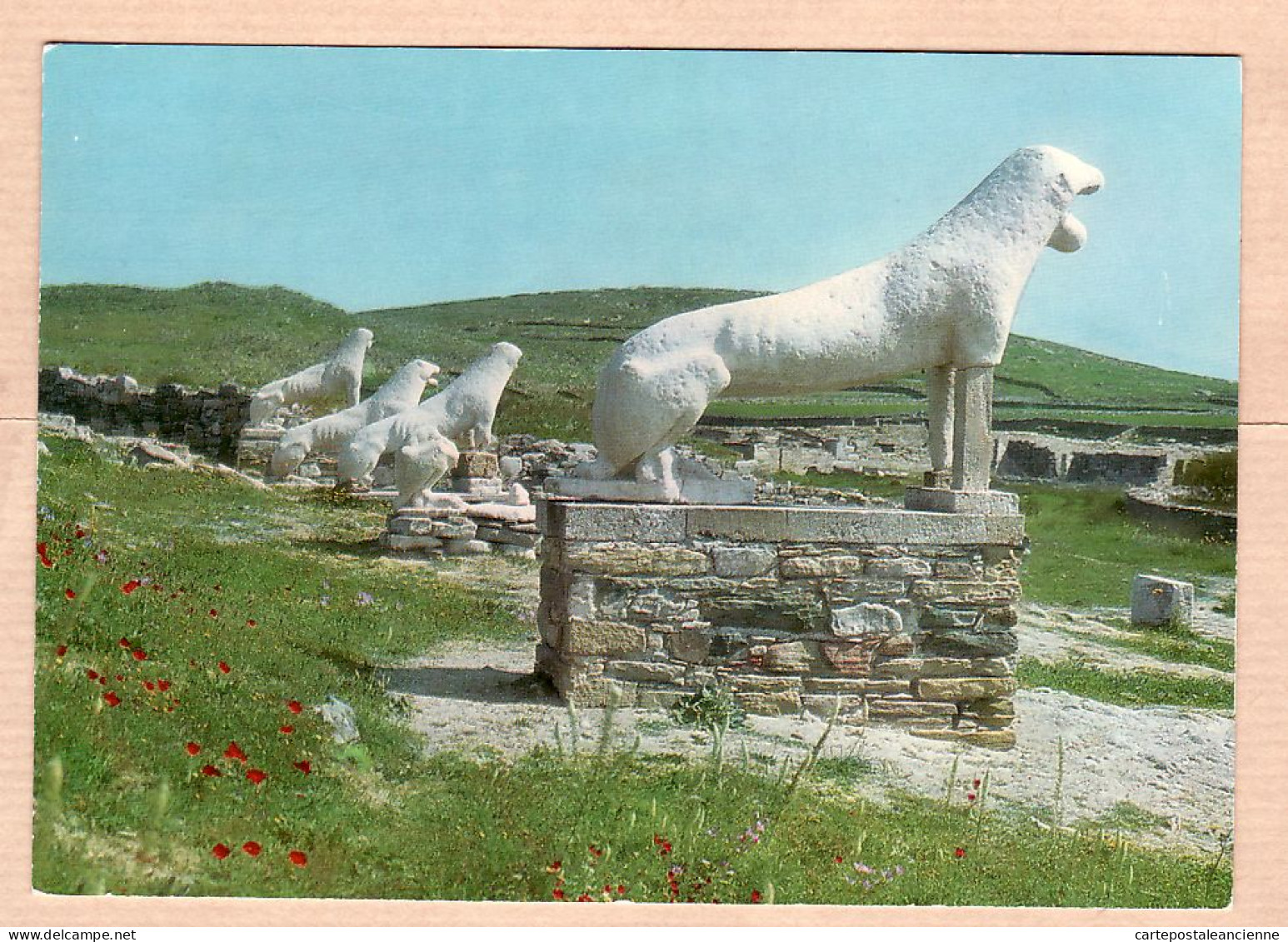 06361 / DELOS Les Statues De Lions Field Lowenstandbilder 1970s - EK N°182 Grèce Griechenland Greece - Greece