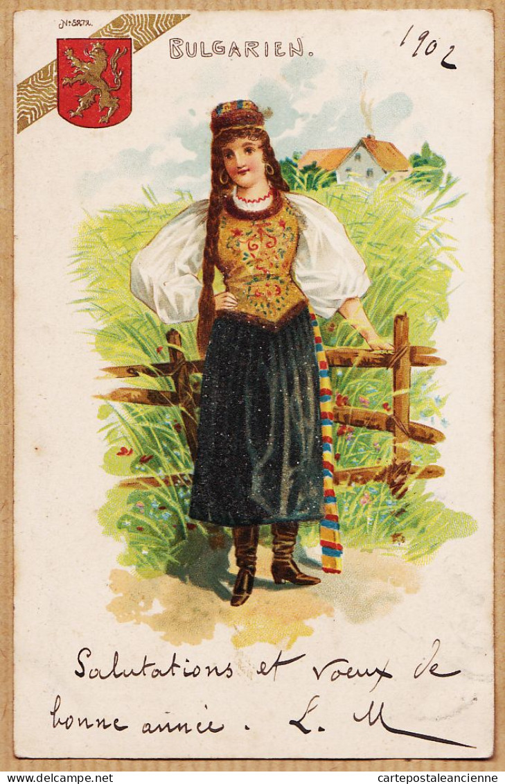 06470 / ⭐ (•◡•) Ethnic BULGARIEN Costume Traditionnel De BULGARIE 1902 à Magdelaine GAYREL Gaillac - Bulgaria