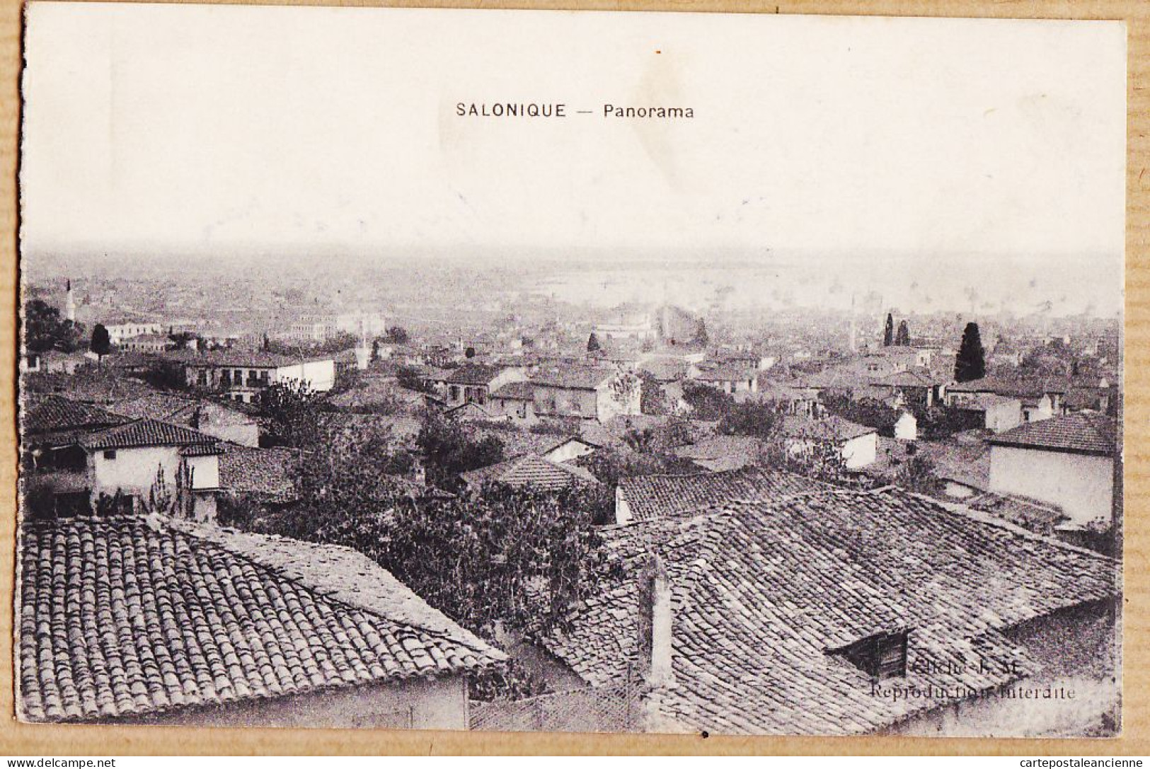 06420 / SALONIQUE CpaWW1 Panorama Le 10-12-1917 Du Poilu GALTIER à Sa Soeur Céline Rue St-Martin Millau- LE DELEY - Grèce