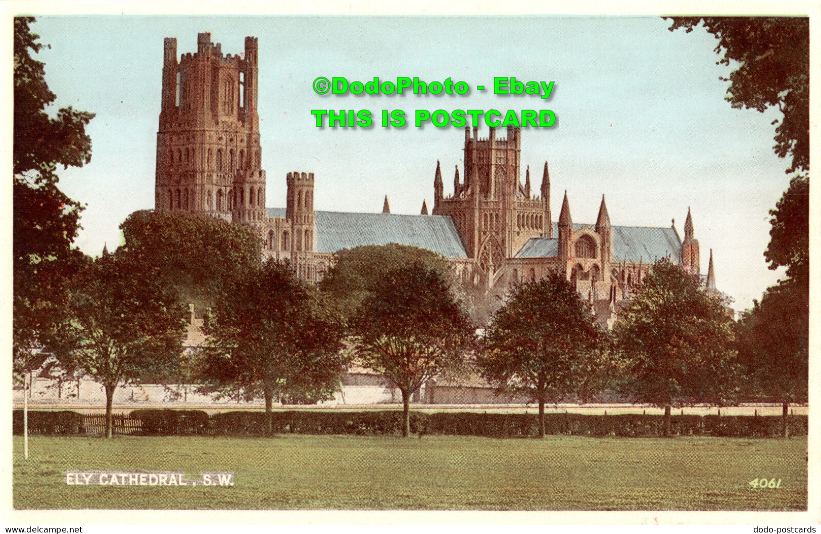 R454059 Ely Cathedral. S. W. Valentine. Carbo Colour - Monde