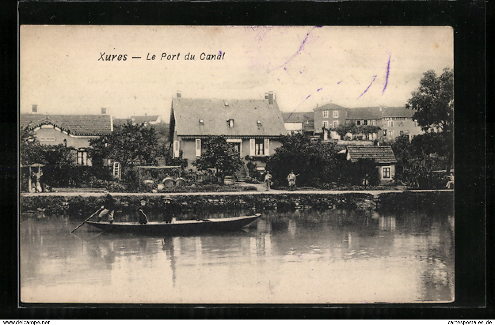 CPA Xures, Le Port Du Canal  - Andere & Zonder Classificatie
