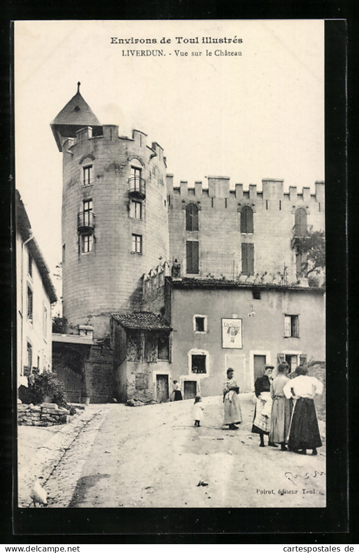 CPA Liverdun, Vue Sur Le Château  - Liverdun